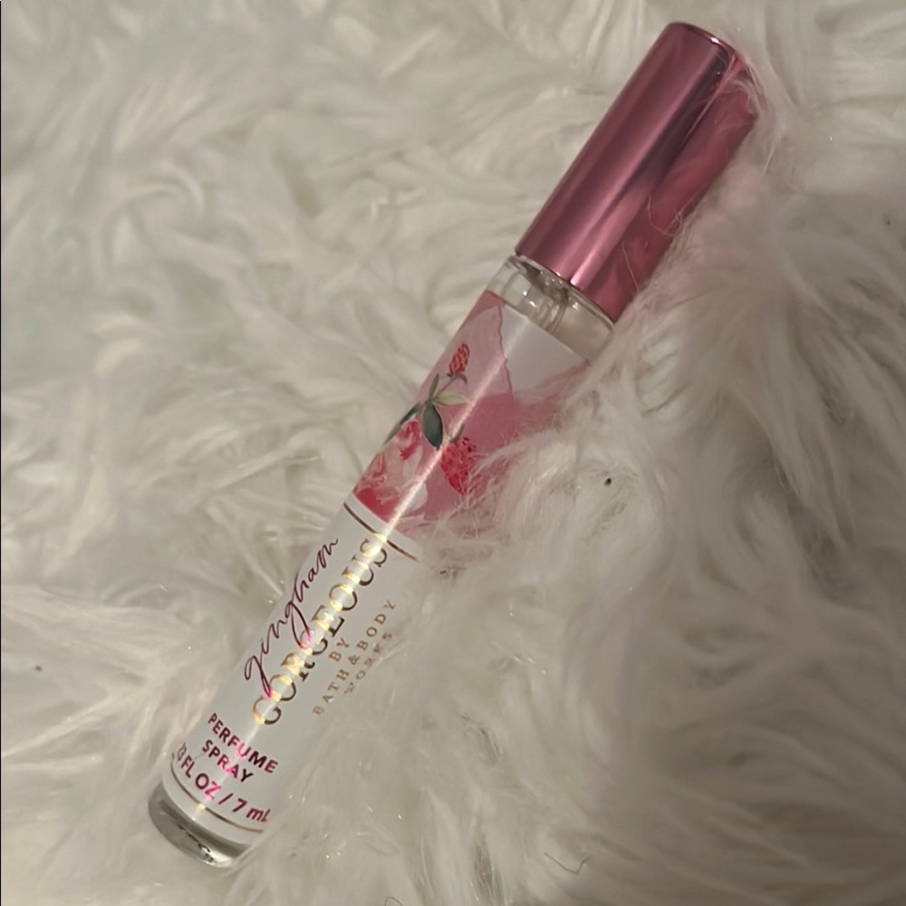 Bath & Body Works gingham gorgeous perfume spray
